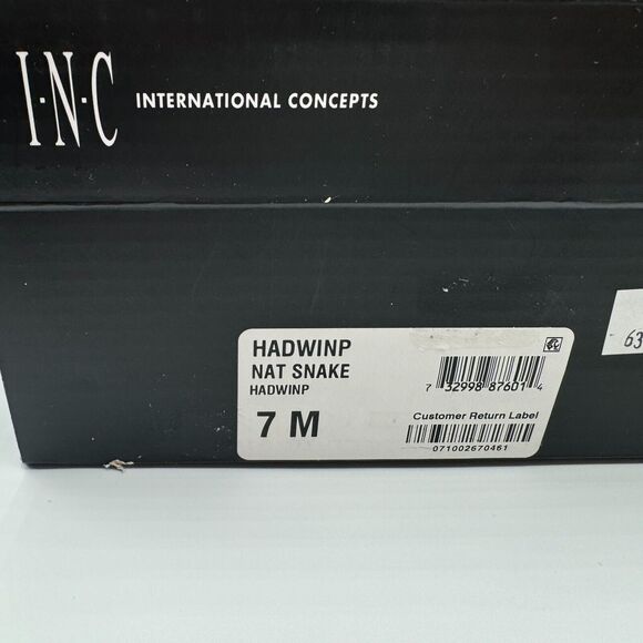 Inc‎ International Concepts Women Hadwin Scallop Snake Sandals Size 7M Open Toe - Picture 12 of 14